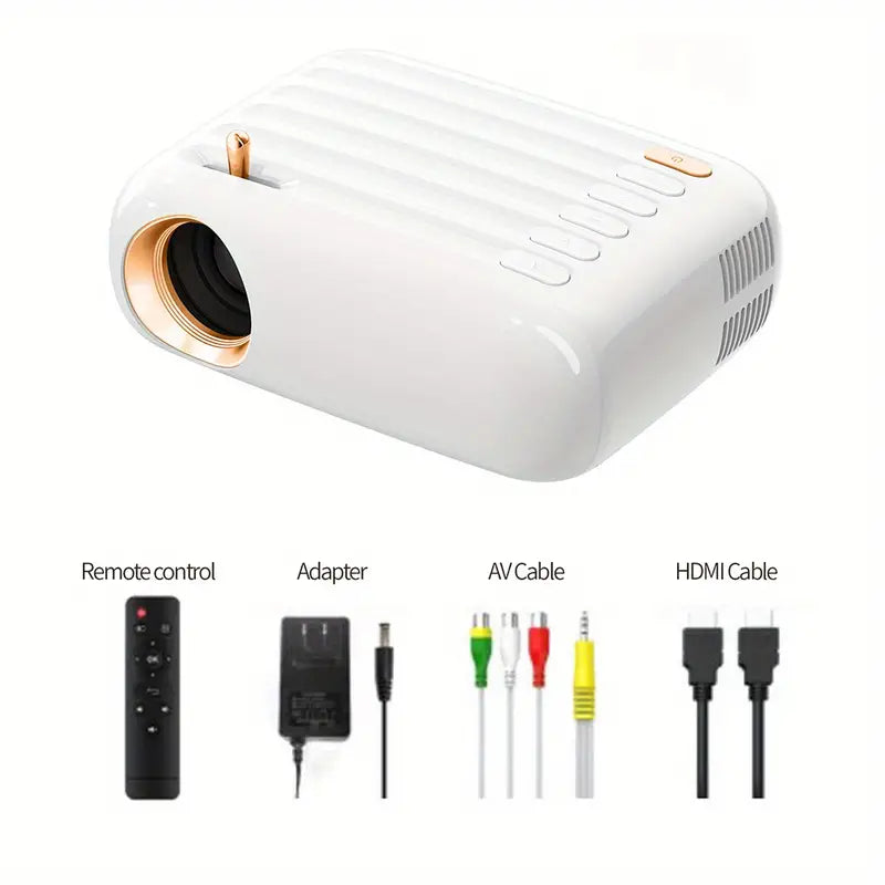 Mini Projector V1 HD 1080P Wireless for Smartphones
