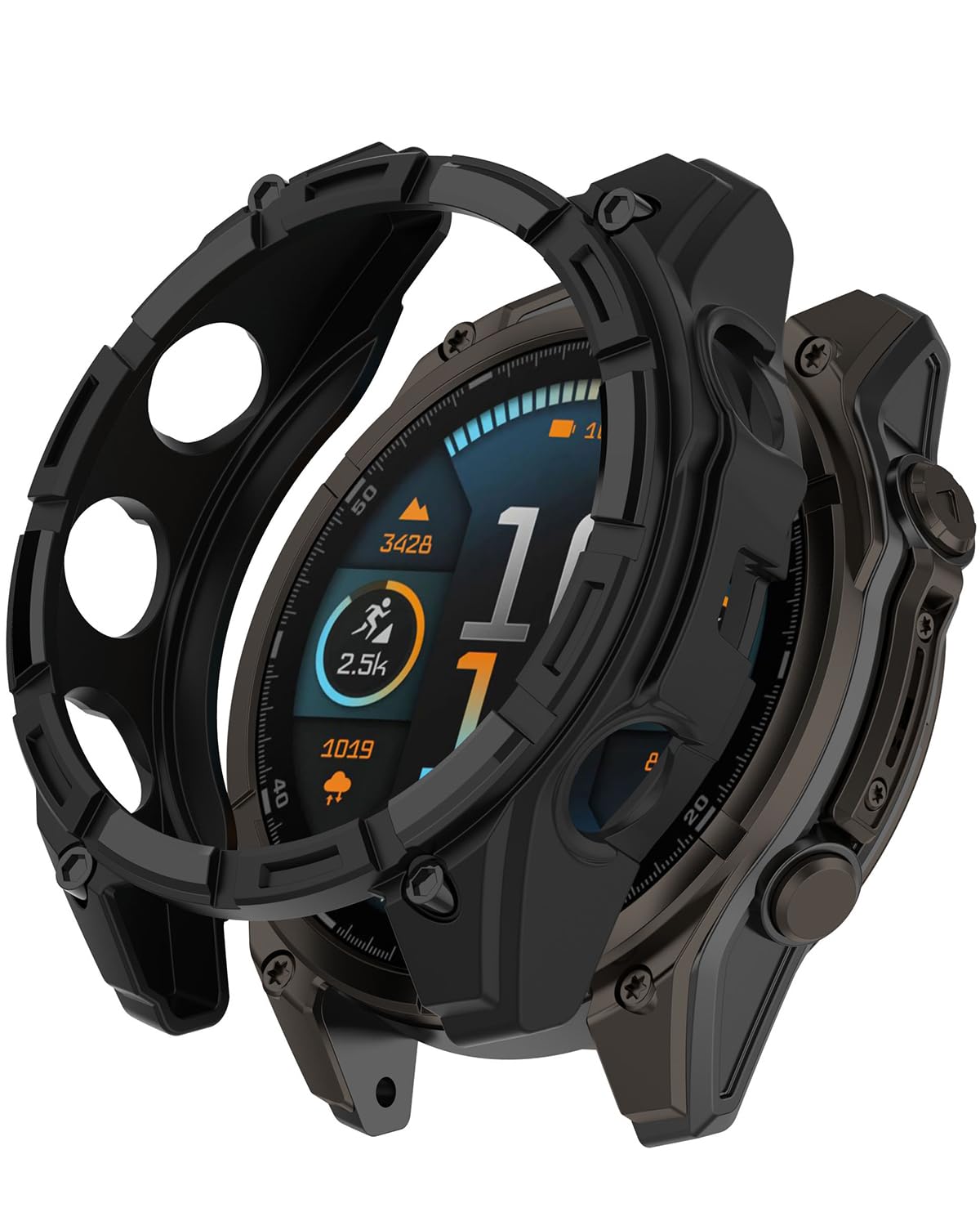 Rugged Protective Case for Garmin Fenix 8 47mm