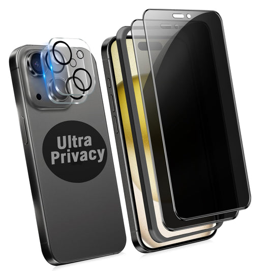2-Way Privacy Tempered Glass for iPhone 15